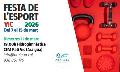 Hidrogimnàstica | CEM Patí Vic (Araigua).