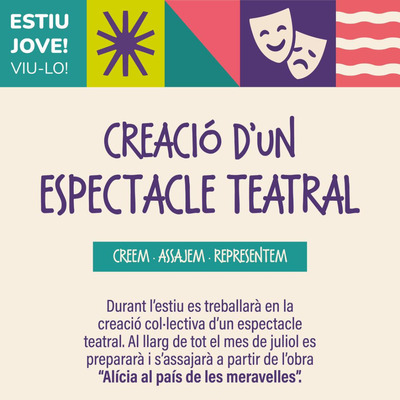 Inscripcions a "Creació d'un espectacle teatral".