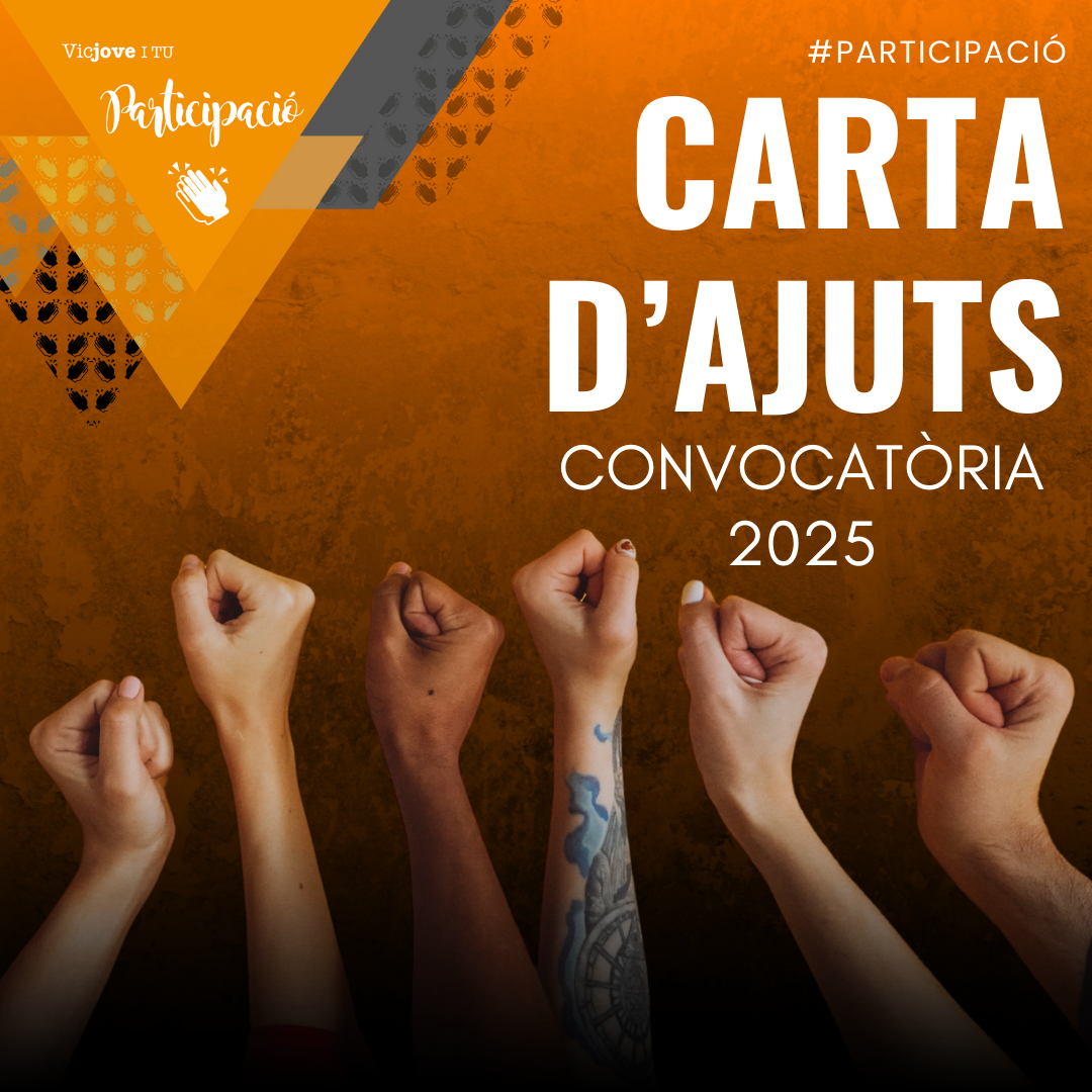 Cartell de la carta d'ajuts 2025