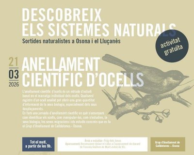 sortida naturalista Puig dels Jueus de Vic.