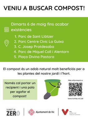 Punts d’autoservei de compost.