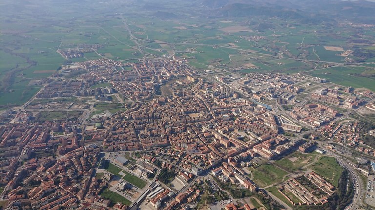 Plana de Vic des de l'aire