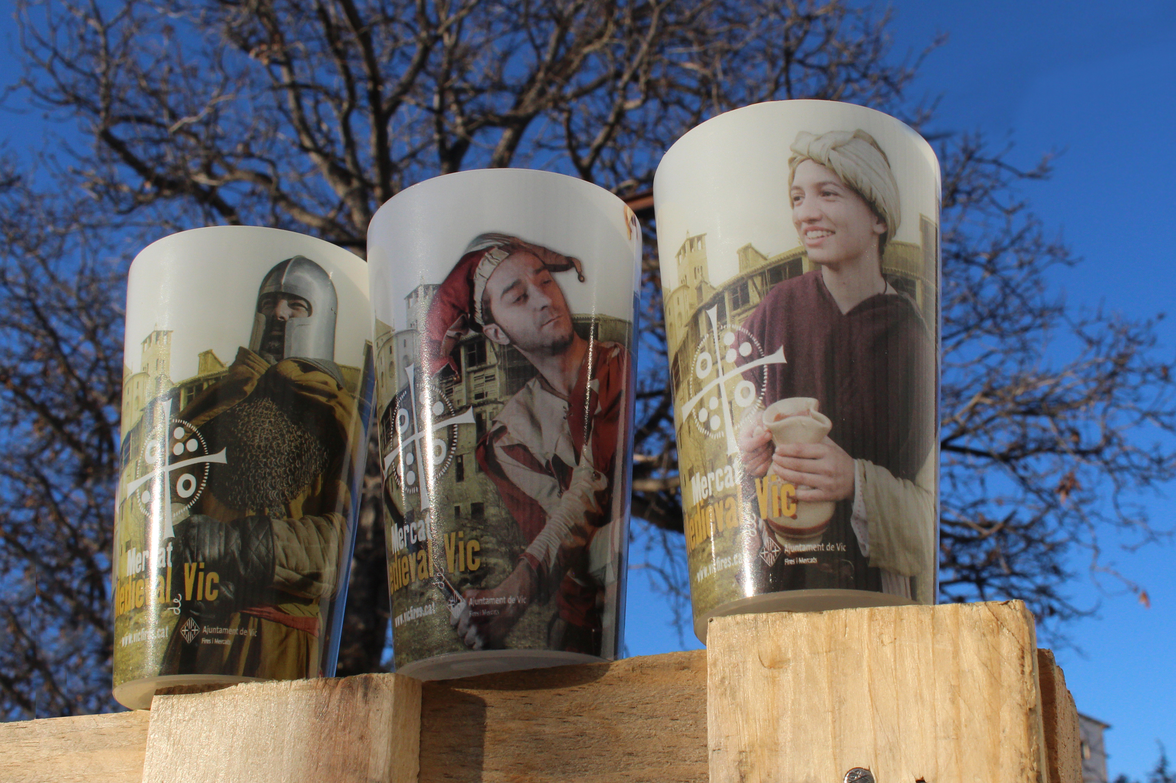 Gots reutilitzables del Mercat medieval de Vic