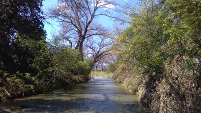 El riu Gurri a la zona de Cal Rei.