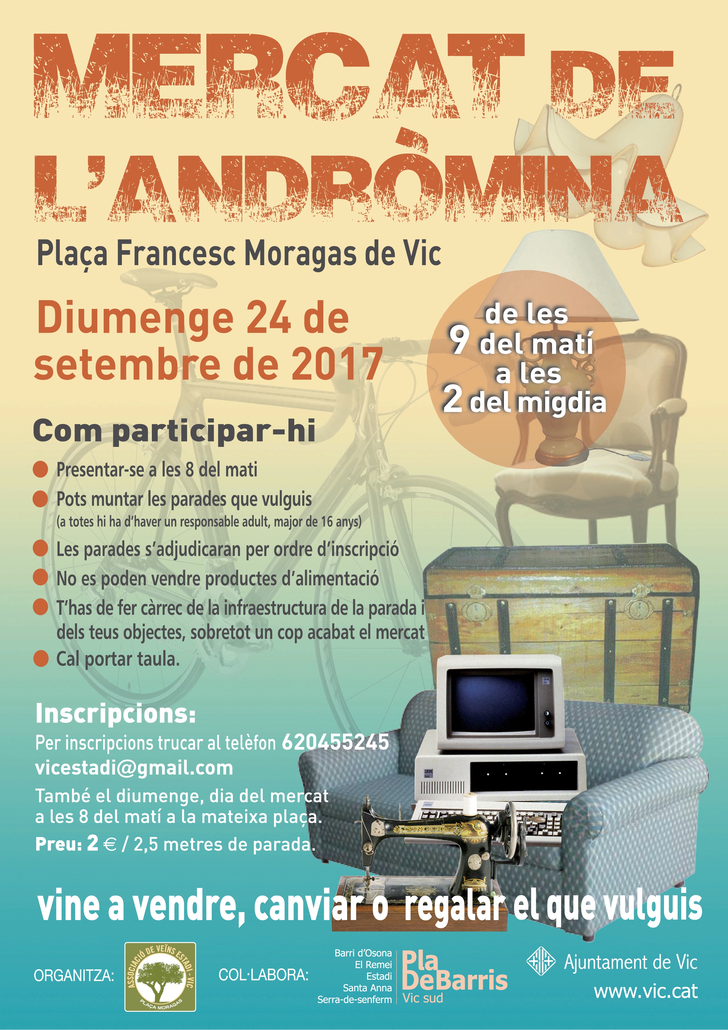 Cartell del Mercat de l'Andròmina