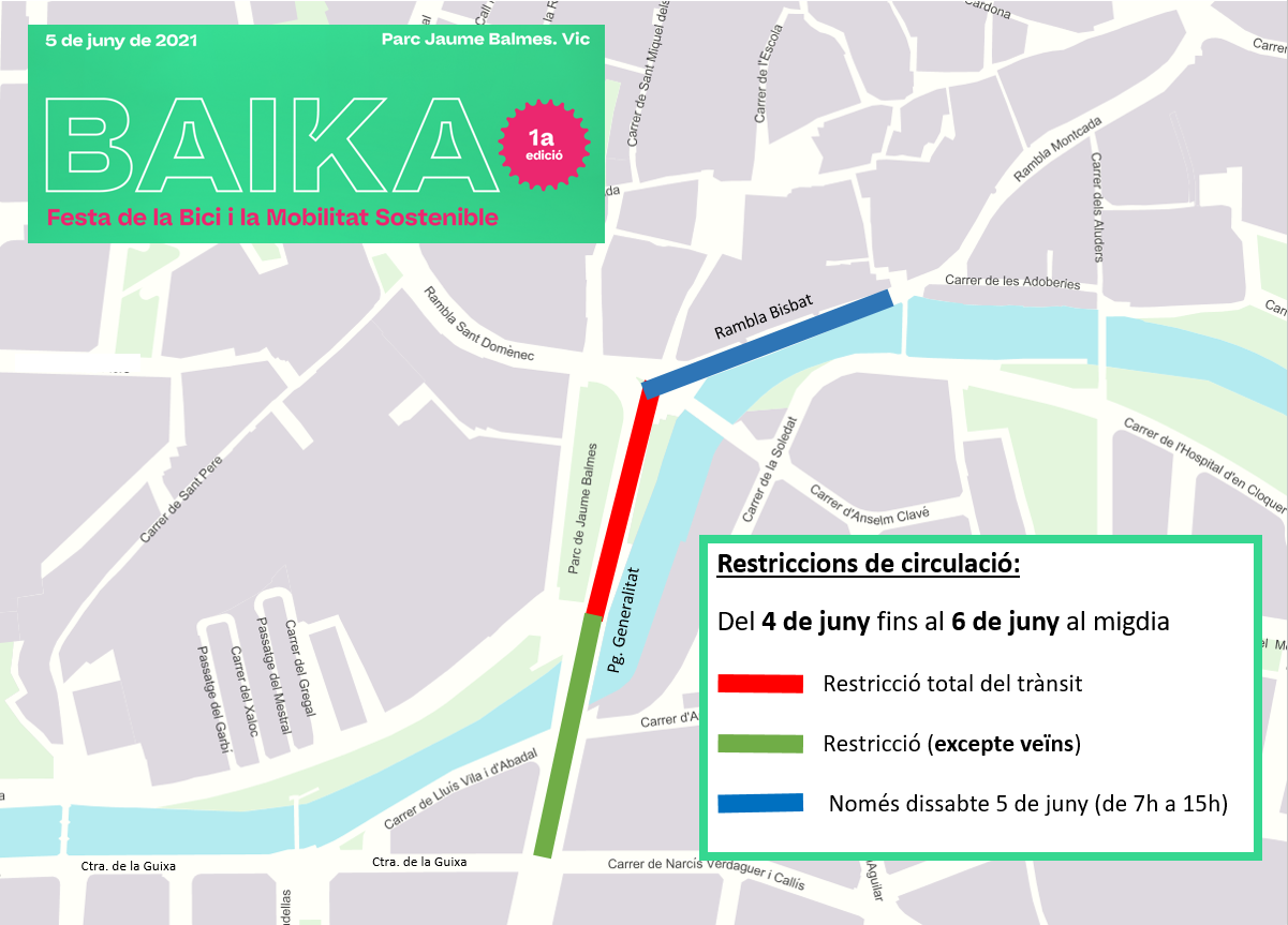 Afectacions en la mobilitat