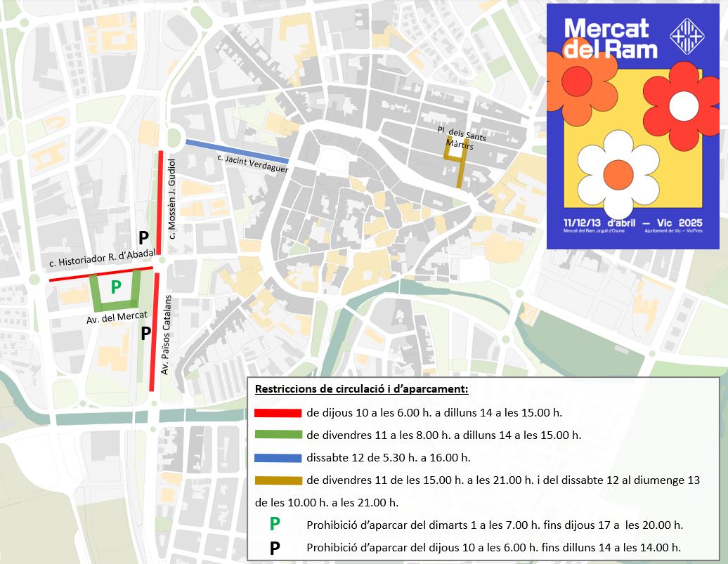 Afectacions a la circulació i a l'aparcament