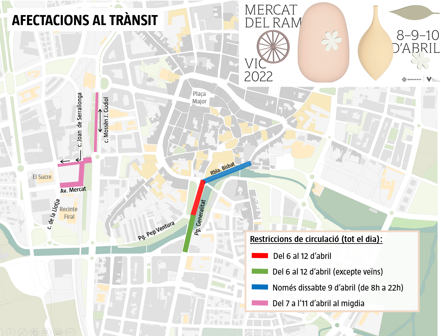 Afectacions de trànsit en vehicle privat