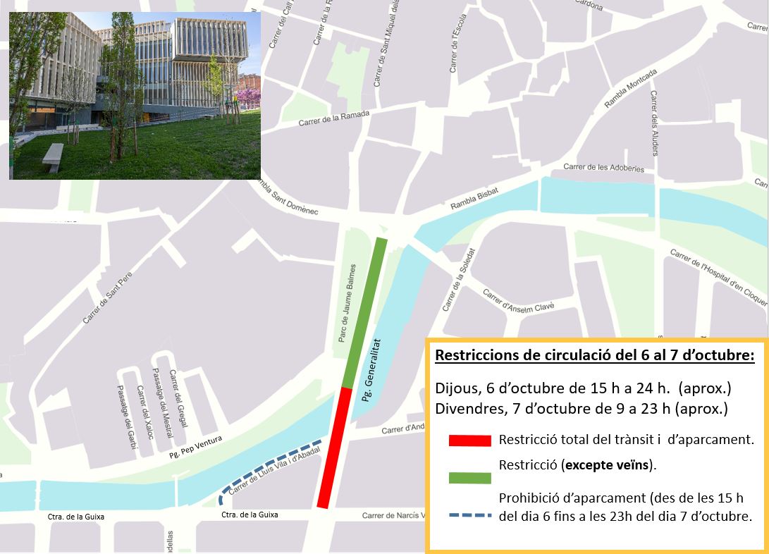 Esquema de les afectacions