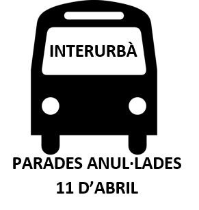 Anul·lació de parades de l’autobús interurbà i recorreguts alternatius per vehicles per obres de refermats.