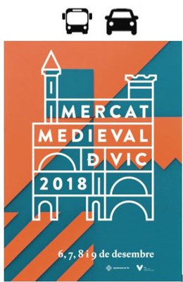 Consulteu les afectacions de la mobilitat durant el Mercat Medieval 2018.