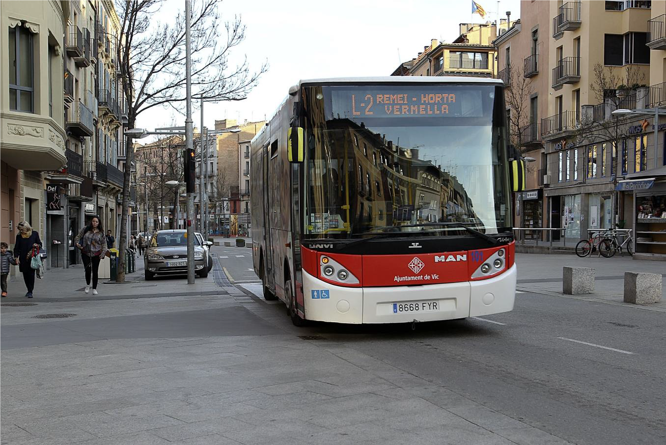 Bus urbà al Passeig (imatge d'arxiu)