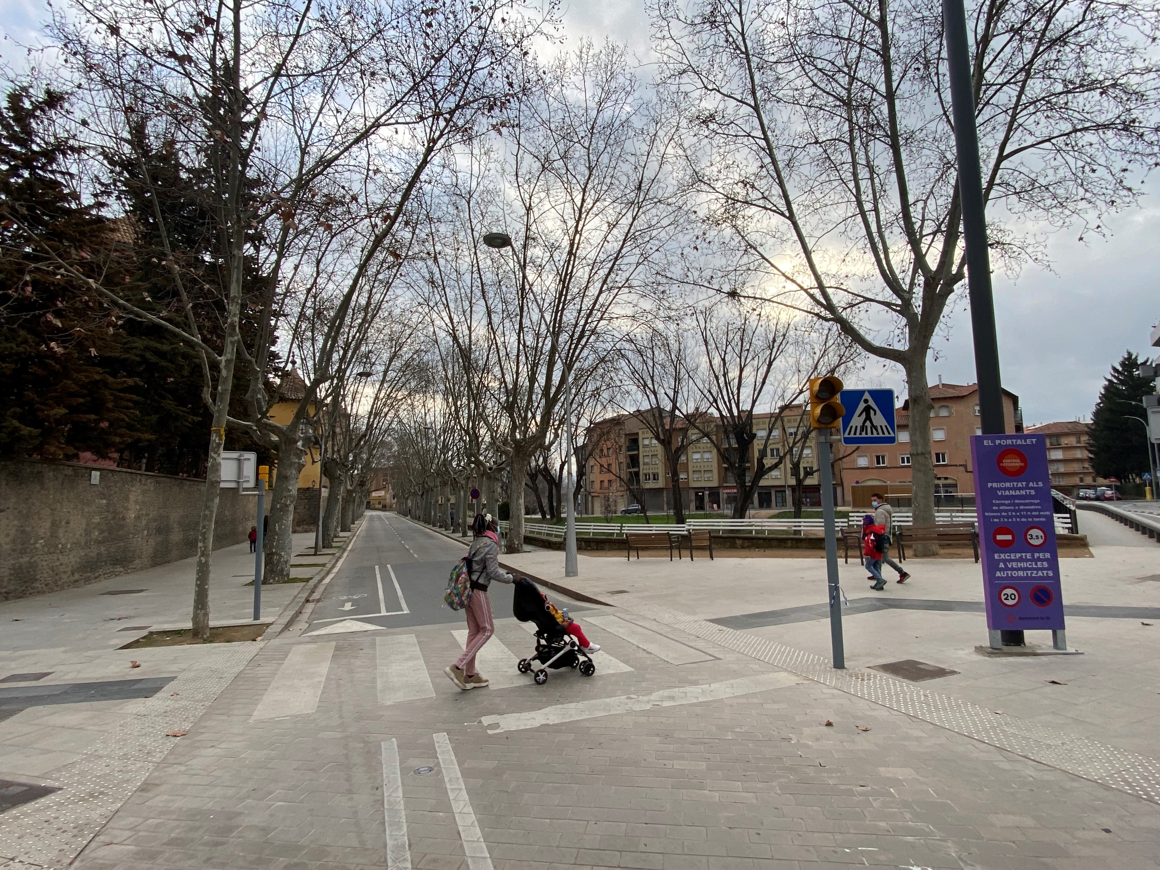Illa de vianants del Portalet