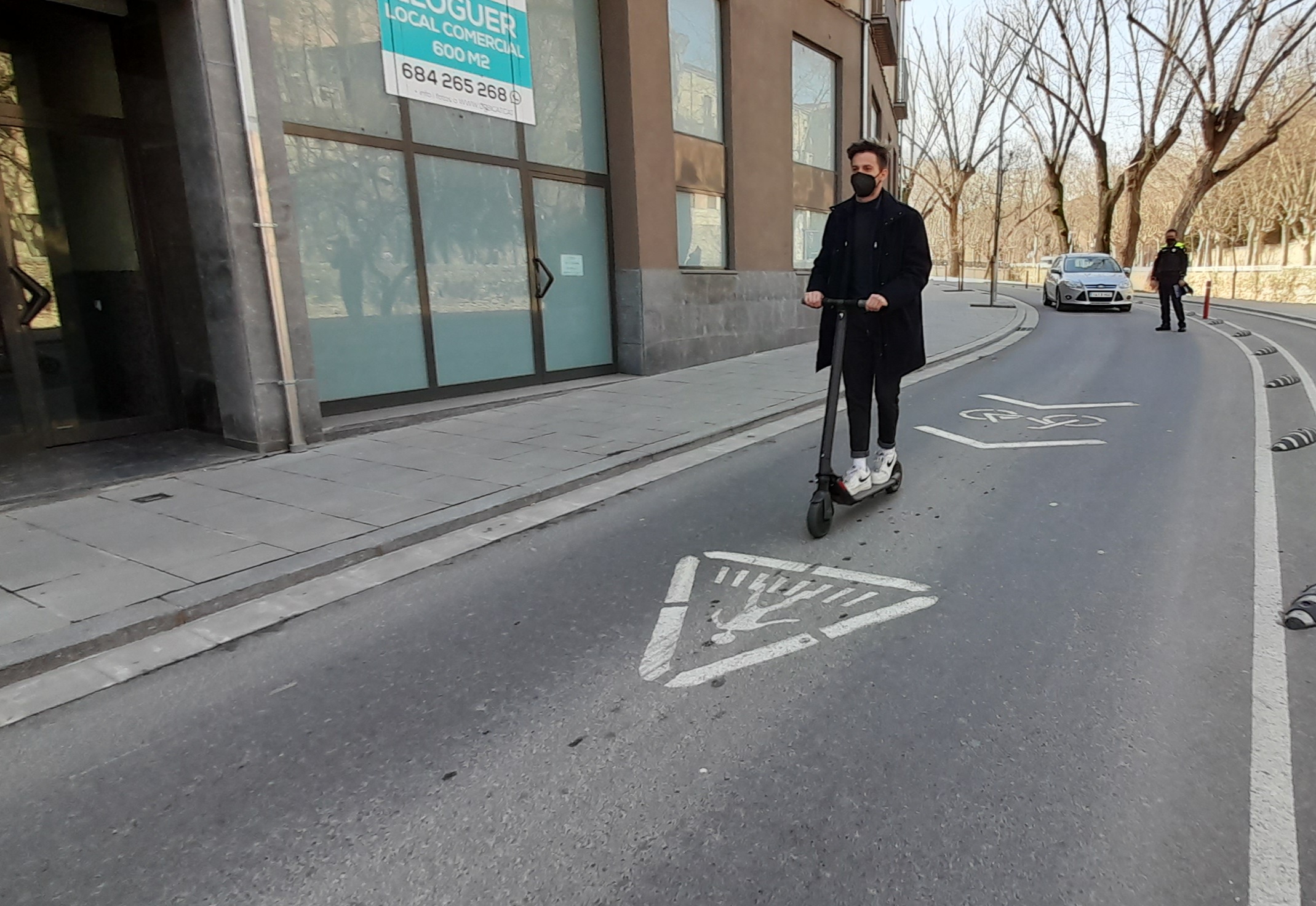 Patinet elèctric a Vic