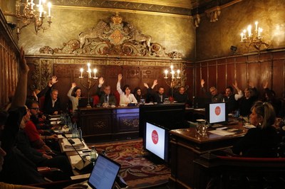 Ple municipal extraordinari de març